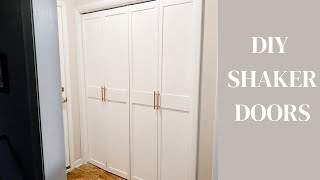 How to build Bifold doors Shake Style  Easy and Budget Friendly [upl. by Felicia]