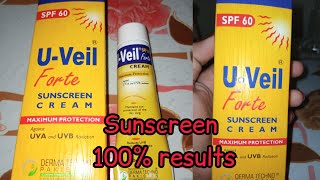 uveil forte sunscreen sunblock for all type of skinMedicated sunblock for pigmentation [upl. by Aitetel390]