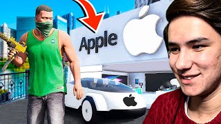 GTA 5 APPLE MOSHINASINI OGIRLADIM NARXI 10 MILLION EKAN [upl. by Olihs795]