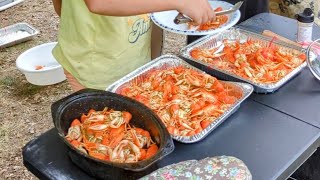 Crayfish Catchamp Cook in Alberta with FreshWaterGear [upl. by Eeloj]