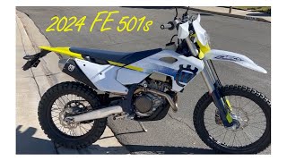 2024 FE 501s Motocross [upl. by Arimas]