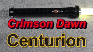 Crimson Dawn Centurion lightsaber review Saber Sunday [upl. by Fakieh]