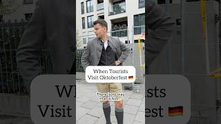 Tourists at Oktoberfest be like 🇩🇪 ft paulomucYT comedy germany german oktoberfest [upl. by Helse]