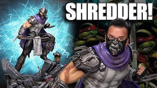 THE SHREDDER Custom Teenage Mutant Ninja Turtles Shredder Statue [upl. by Tilly]