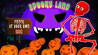 Haunted Zombie land  More Scary Spooky Skeleton Songs For Halloween [upl. by Noivert660]