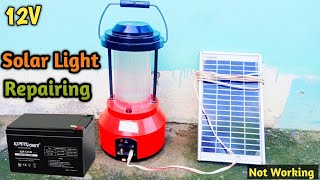 How to Repairing 12V Solar Light at home12V Solar Battery [upl. by Netty]