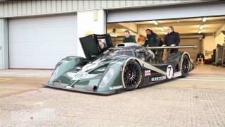 Bentley Speed 8 on the Silverstone Circuit [upl. by Ecnerwaled771]