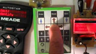 Touch panel input for Meade 497 smart dumb handbox adapter [upl. by Arnon]