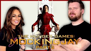 My wife watches MOCKINGJAY PART TWO for the FIRST time  Movie Reaction [upl. by Analli]