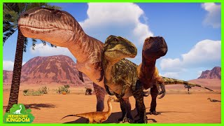 ACROCANTHOSAURUS CARCHARODONTOSAURUS COELOPHYSIS TORVOSAURUS 12 SKINS  Prehistoric Kingdom4K [upl. by Wain]