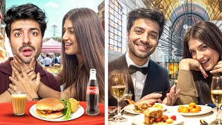 100 Rs DATE VS 10000 Rs DATE Challenge Romantic [upl. by Sedruol]