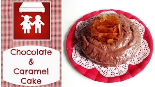 Chocolate amp Caramel Cake  Torta Cioccolato e CaramelloDolci quotLightvegan 2CK [upl. by Barrett]