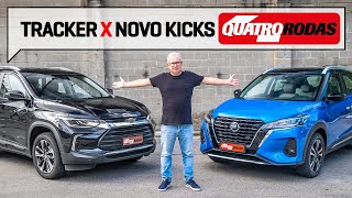 Novo Nissan Kicks é melhor que o Chevrolet Tracker  Quatro Rodas [upl. by Ehrlich]