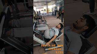 Day 2 of gym workout minivlog gym gymlife reelsindia trendingshorts [upl. by Ushijima]