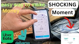 easy way to make money delivery jobs uk Uber eats food delivery [upl. by Aicia]