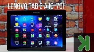 Lenovo TAB 2 A1070F  test wideo i recenzja  techManiaKpl [upl. by Huebner]