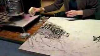 Ann Shiers Encaustic Painting Demonstration [upl. by Grefer]