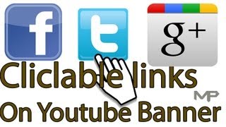 How to make Clickable Links on your Youtube Banner [upl. by Tiphani]