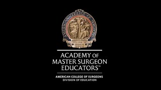 2021 Induction Ceremony  Academy of Master Surgeon Educators  ACS [upl. by Fidelia]