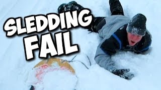 SLEDDING FAIL [upl. by Eiblehs]