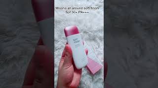 Missha All Around Safe Block Soft Finish Sun Milk SPF50 [upl. by Melloney]