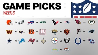 Week 6 Game Picks [upl. by Lerred]