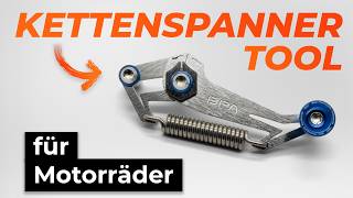 Motorradkette richtig spannen mit BPARacing Kettenspanner ⛓️💥🏍️ [upl. by Wallraff]