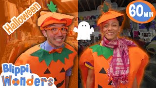 Blippi amp Meekahs Halloween Costume Challenge  Blippi amp Blippi Wonders Educational Videos for Kids [upl. by Attikram780]