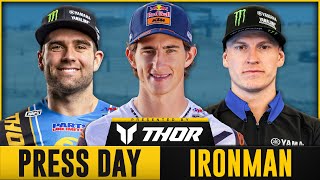 2024 Ironman Motocross  Press Day ft Sexton Anstie Smith [upl. by Elva634]