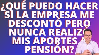 🔴CORRECCIÓN DE HISTORIA LABORAL  LA EMPRESA NO COTIZÓ A PENSIÓN  NO PAGO DE APORTES A PENSIÓN🔴 [upl. by Matthiew]