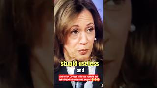 Anderson Cooper exposes Kamala 👀 [upl. by Aiynat695]