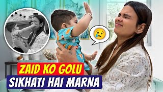 ZAID KO GOLU SIKHATI HAI MARNA  CHIKU MALIK VLOGS [upl. by Corinne462]