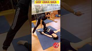 Easy Cracking Lower Back  Cracking Back By Yourself  Best Way Crack Lower Back   Pawan Yoga [upl. by Arundel8]