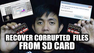 How to recover files from SD card without formatting  WAG E FORMAT [upl. by Zeugirdor930]