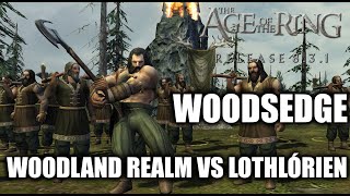 AotR 831 mod  How To Play Woodland Realm vs Lothlórien [upl. by Flowers813]