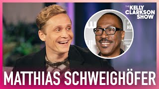 ‘Army Of Thieves’ Matthias Schweighöfer Nails German Eddie Murphy Impression [upl. by Elidad893]