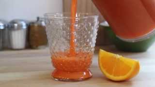 How to Make Carrot and Orange Juice  Juicing Recipes  Allrecipescom [upl. by Eisso]