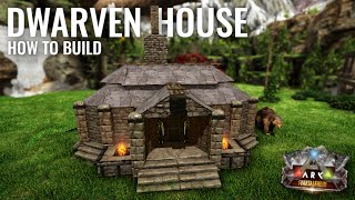 ARK How to Build a Cosy Dwarven House  Tutorial [upl. by Harris]