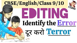 EditingClass 910EnglishGrammarIdentify the errorPractice exercise of Editing [upl. by Ingemar]