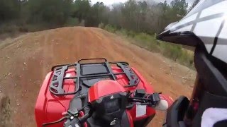 ATVtogether  2016 Honda Foreman Rubicon  Highland Park  Trail 5b [upl. by Cody]