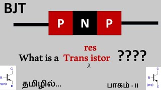 Bipolar Junction Transistor BJT Explained  In Tamil Part  II [upl. by Labors]