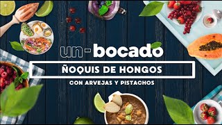 🍲ÑOQUIS de HONGOS con ARVEJAS y PISTACHOS [upl. by Fujio]