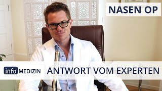 Wie lange dauert eine Nasen OP  info Medizin Expertenantwort Dr Kiermeir [upl. by Savil]