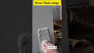 Korner Plaster Design work for plastering Design from home 🏠🏡design construction civilanishraj [upl. by Ybbor]