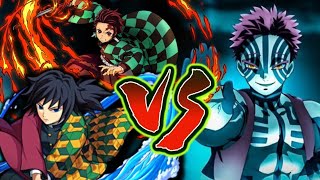 Creepypastas reaccionan a 🌸🐉Jeff es Tanjiro Kamado🌸🐉 rap de Tanjiro y Tomioka vs Akaza💥 [upl. by Letisha]