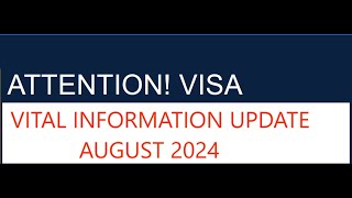 VITAL INFORMATION UPDATE AUGUST 2024 [upl. by Nrek787]