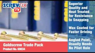 Screwfix Goldscrew Trade Pack 1400Pcs [upl. by Eittik]