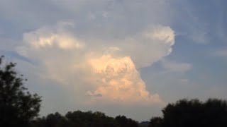 Cumulonimbus du 02 juillet 2015  Time Lapse  province de Liège Belgique [upl. by Nitsrek]