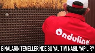 Binaların temellerinde su yalıtımı nasıl yapılır eski versiyon [upl. by Nwavahs194]