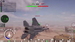 High Off Boresight Fox 2 Fight  F15 vs Su27  AIM9X vs R73 Archer [upl. by Finkelstein]